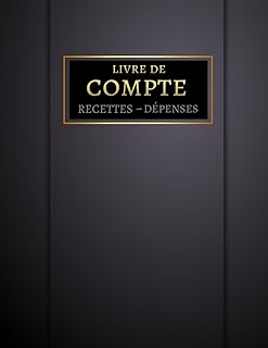 livre de compte: Cahier recettes dépenses | Carnet de tenue de comptes | Registre de comptabilite | Bilan Micro entrepreneurs | Recette depense auto ... Comptables françaises | Facile, Sample A